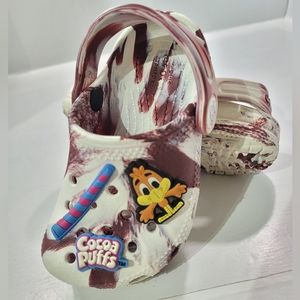 CROCS CLASSIC CLOG SANDAL TODDLER KIDS LIMITED EDITION COCOA PUFF SIZE C7